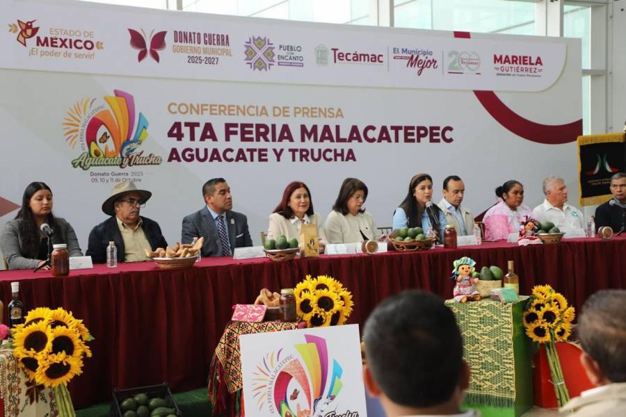 Presentan en AIFA  Feria del Aguacate y la Trucha en Donato Guerra