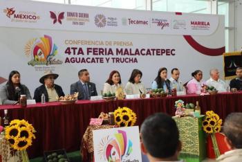 Presentan en AIFA  Feria del Aguacate y la Trucha en Donato Guerra