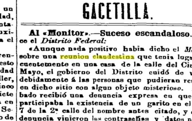 Fiestas Clandestinas, un Hecho Recurrente en la Historia de la Ciudad de M&eacute;xico