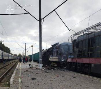 Ataque ruso con drones a estaci&oacute;n de tren en Shostka deja al menos 30 heridos, incluidos tres menores