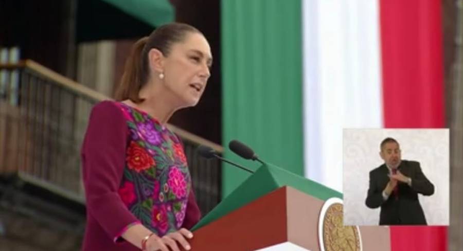 Sheinbaum afirma que el poder es para servir con humildad y no para enriquecerse; resalta descenso de pobreza con 4T