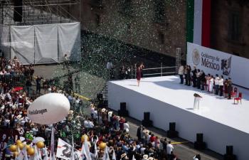 Claudia Sheinbaum reafirma compromiso con el pueblo en su primer informe de gobierno