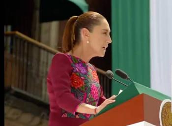 Sheinbaum destaca reducci&oacute;n del 32% en homicidios durante su primer a&ntilde;o de gobierno