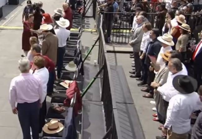 Sheinbaum descarta mensaje político en ubicación de Monreal y Adán Augusto durante su informe