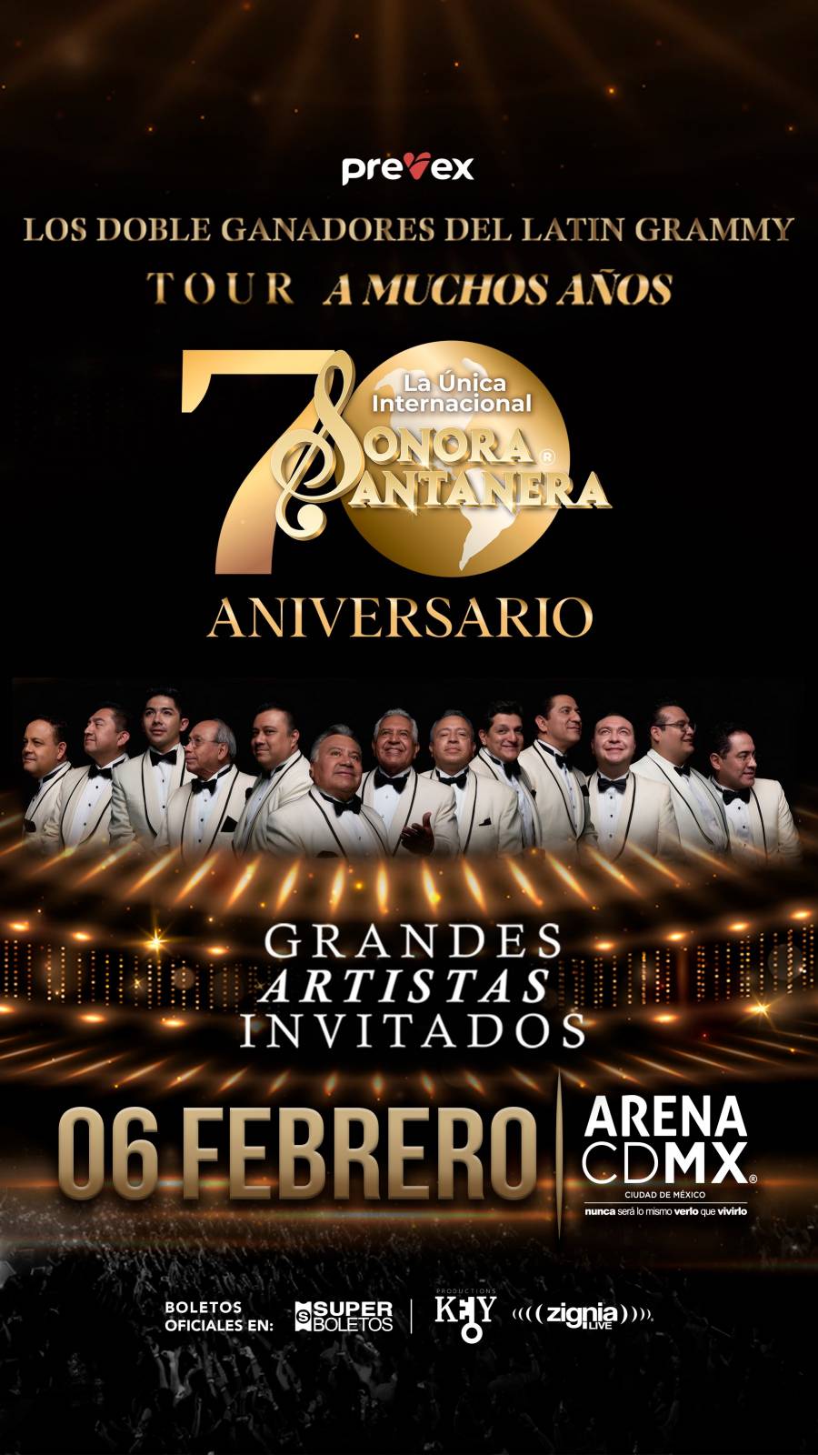 LA ÚNICA E INTERNACIONAL SONORA SANTANERA “70 ANIVERSARIO”