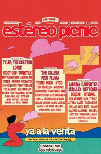 Festival Est&eacute;reo Picnic 2026: conoce el cartel por d&iacute;as de la edici&oacute;n 15 