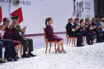 Reacomodos en las filas de Morena durante el primer informe de gobierno de Claudia Sheinbaum