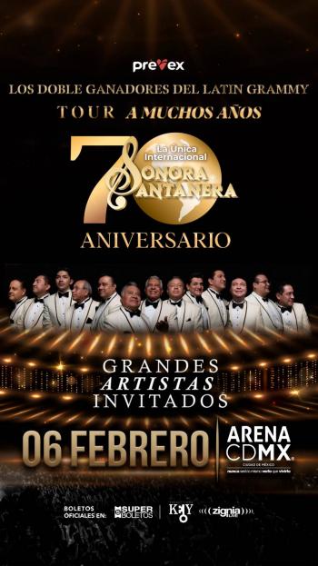LA &Uacute;NICA E INTERNACIONAL SONORA SANTANERA “70 ANIVERSARIO”