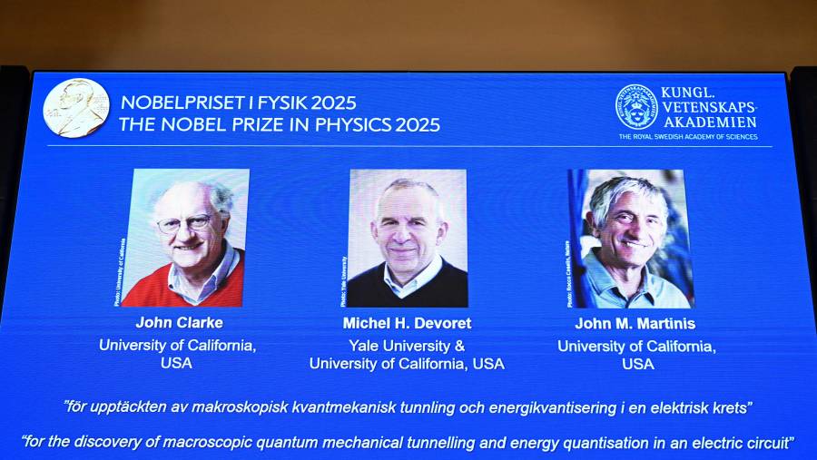 El Nobel de F&iacute;sica premia a descubridores del efecto t&uacute;nel cu&aacute;ntico