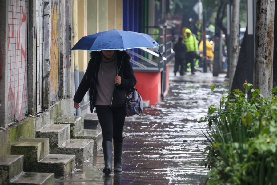 Persisten las lluvias y ambiente húmedo en la CDMX este 8 de octubre