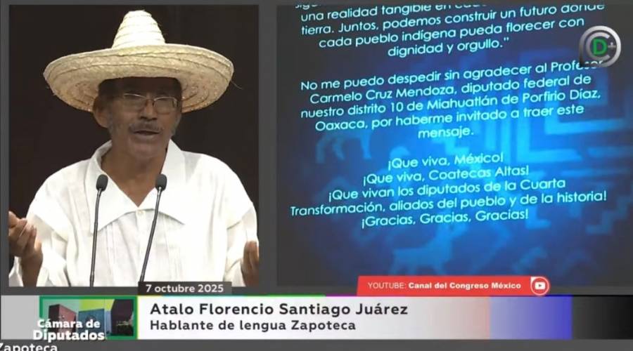 Oposición solicita que invitados a tribuna con lengua indígena, se apeguen fielmente a los discursos transcrito