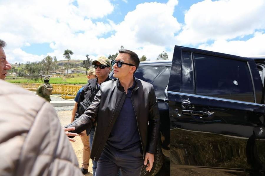 Sheinbaum aclara que agresión contra Daniel Noboa no fue atentado, sino pedradas a su vehículo