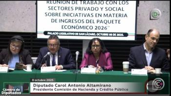 Inicia mesa de trabajo sobre leyes de Ingresos para el Ejercicio Fiscal 2026