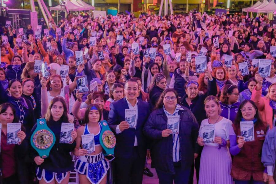 Más de 5 mil mujeres participan en la asamblea “Voces por la igualdad contra las violencias” en Gustavo A. Madero