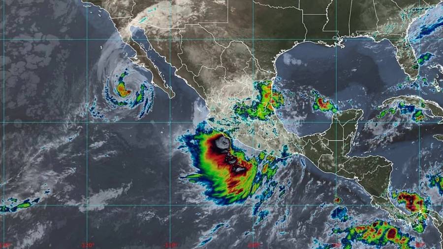 Tormenta tropical Raymond amenaza con lluvias torrenciales en ocho estados de México