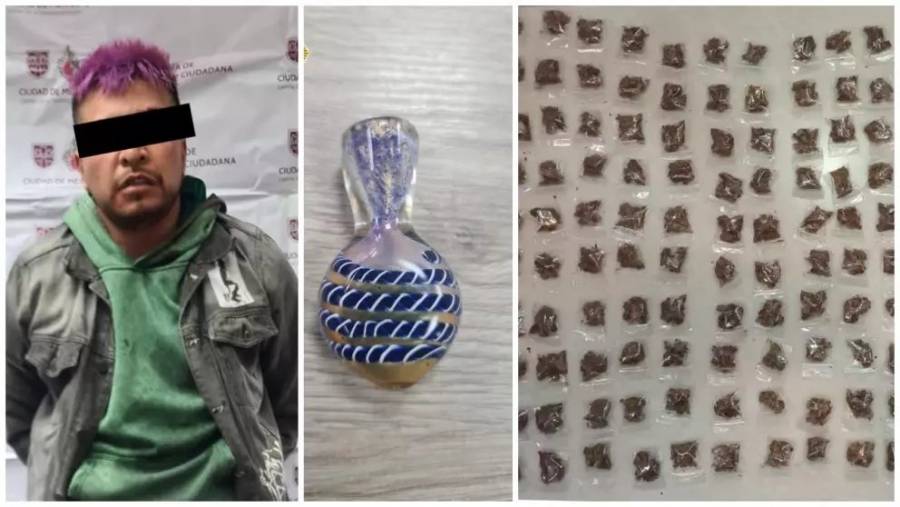 Detienen a “El Farrukito” con drogas y lo vinculan a La Unión Tepito