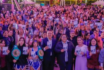 M&aacute;s de 5 mil mujeres participan en la asamblea “Voces por la igualdad contra las violencias” en Gustavo A. Madero