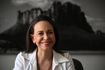 La opositora venezolana Mar&iacute;a Corina Machado gana el Nobel de la Paz