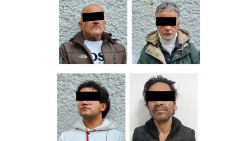 Aprehenden a cuatro hombres y aseguran cerca de 600 dosis de droga en CDMX tras cateos