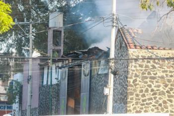 Explosi&oacute;n de gas deja dos heridos en Coyoac&aacute;n