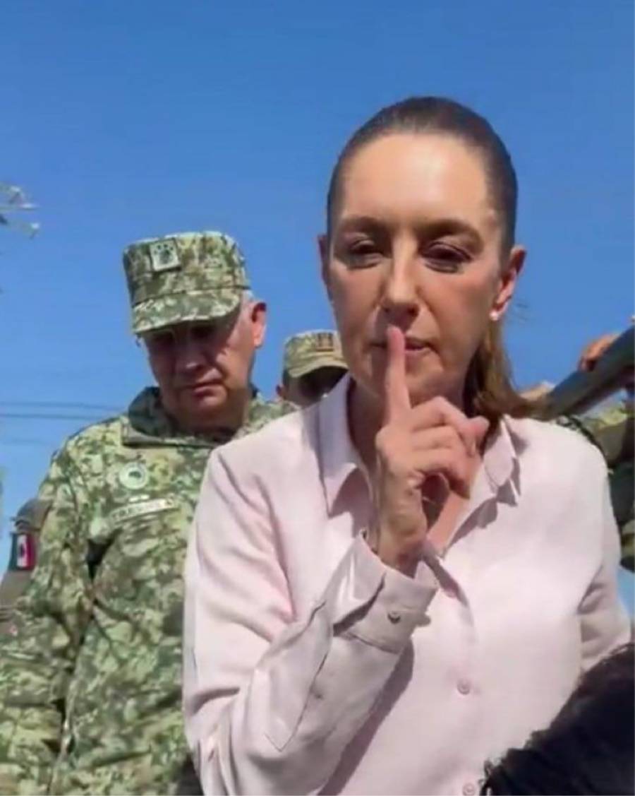 Presidenta critica escarnio tras su visita a afectados de Poza Rica; resalta generosidad de afectados que le ofrecieron comida