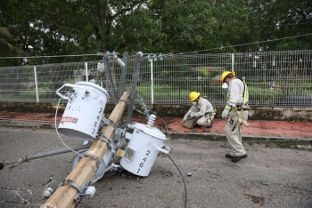 CFE restablece el servicio el&eacute;ctrico al 84% de usuarios afectados por lluvias en cinco estados