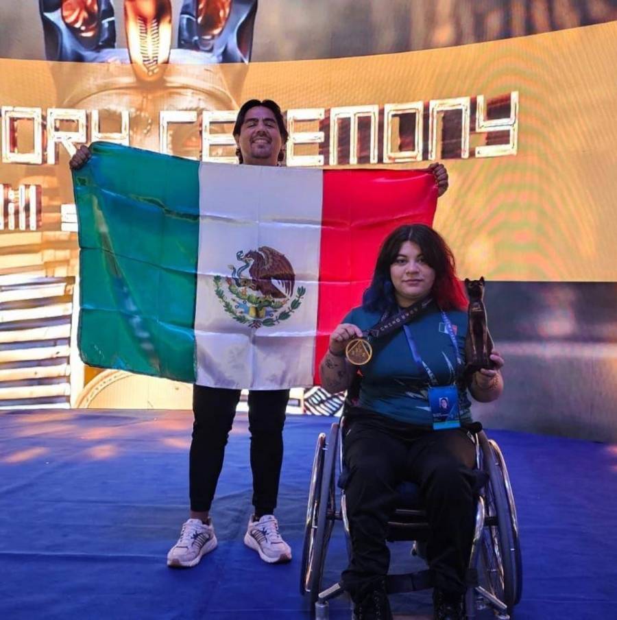 Mexicana Nix Koradi Azuara gana medalla de bronce en el Mundial de Para Powerlifting