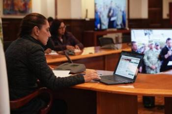 Sheinbaum encabeza reuni&oacute;n con gobernadores por afectaciones de lluvias; promete apoyo total a damnificados
