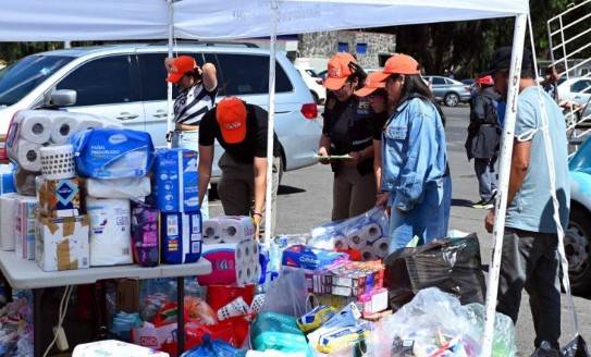 La UNAM re&uacute;ne 65 toneladas de ayuda para afectados por inundaciones en Hidalgo, Puebla y Veracruz