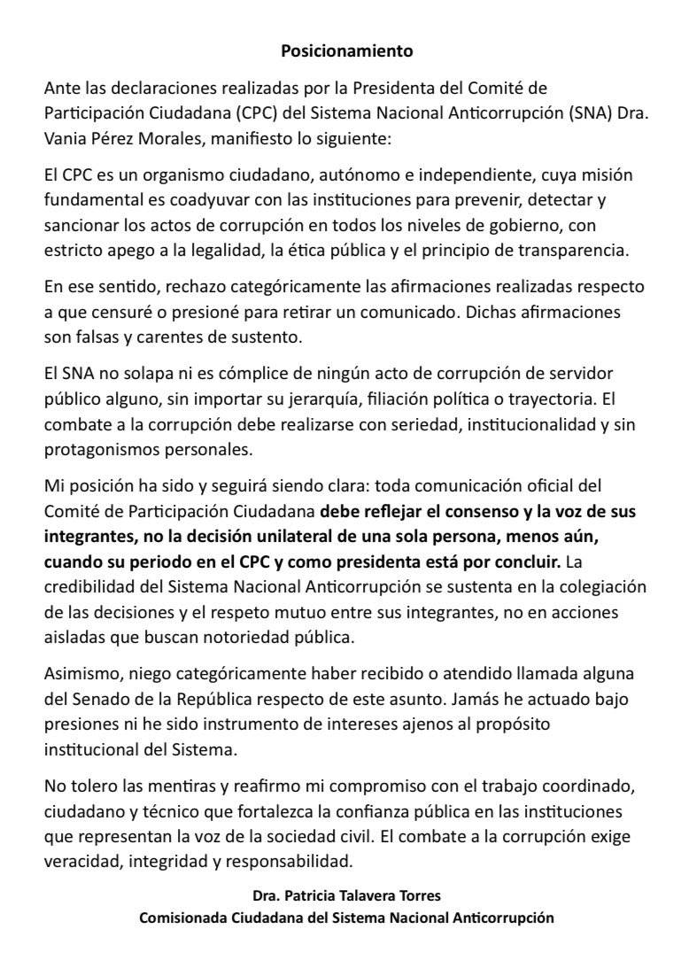 Se enfrentan integrantes del Sistema Anticorrupci&oacute;n por investigaci&oacute;n a Ad&aacute;n Augusto