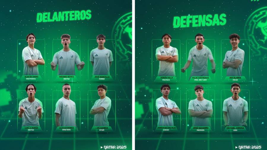 Publican convocatoria de la selecci&oacute;n Sub-17 para el Mundial de Qatar 2025