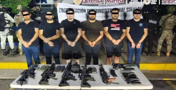 Capturan a seis integrantes de c&eacute;lula del C&aacute;rtel de Sinaloa