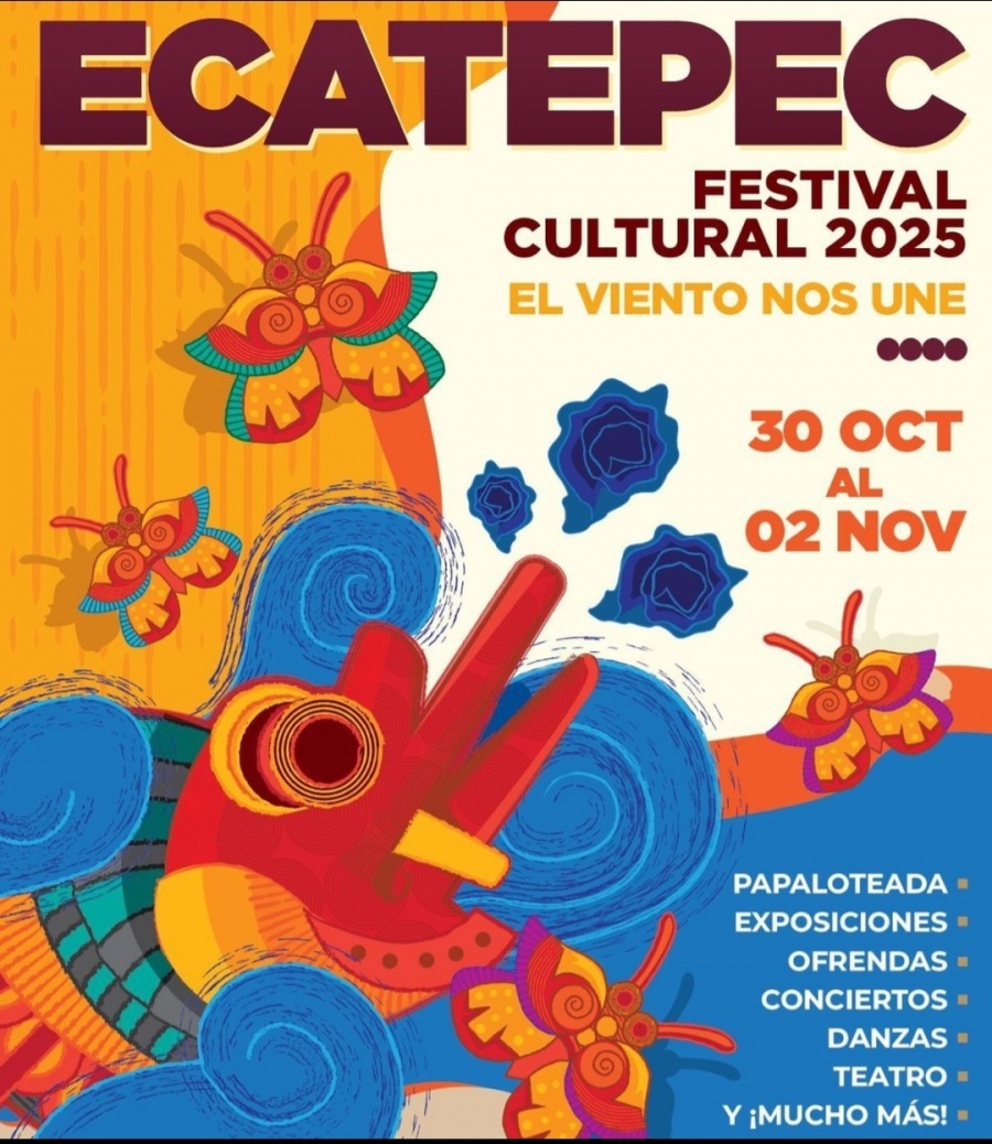 Ecatepec celebrar&aacute; su primer Festival Cultural “El Viento Nos Une”