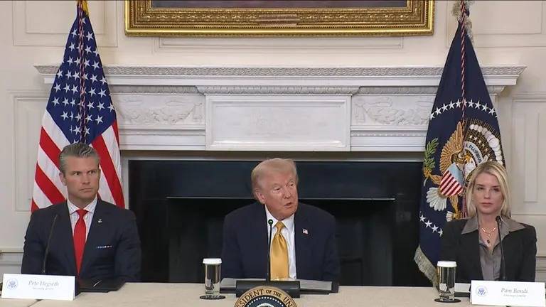 Trump anuncia detención de 3,200 presuntos miembros de cárteles y decomiso de 91 toneladas de drogas