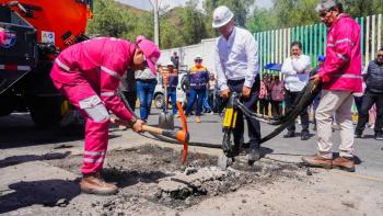 Gustavo A. Madero moderniza su programa de bacheo con nuevas m&aacute;quinas Jetpatcher