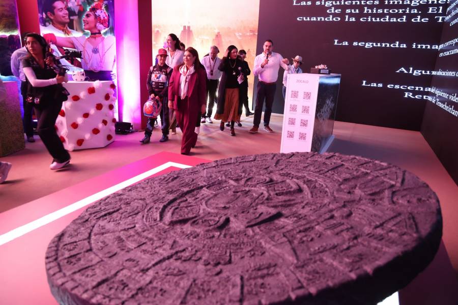 Clara Brugada inaugura el pabellón “Corazón Grande” en el Gran Premio de México