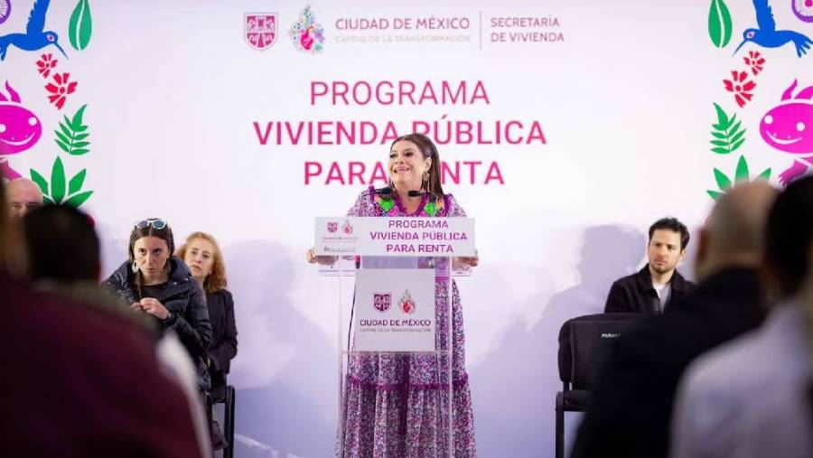 Clara Brugada anuncia programa de Vivienda Pública en Renta para jóvenes ante crisis habitacional en CDMX