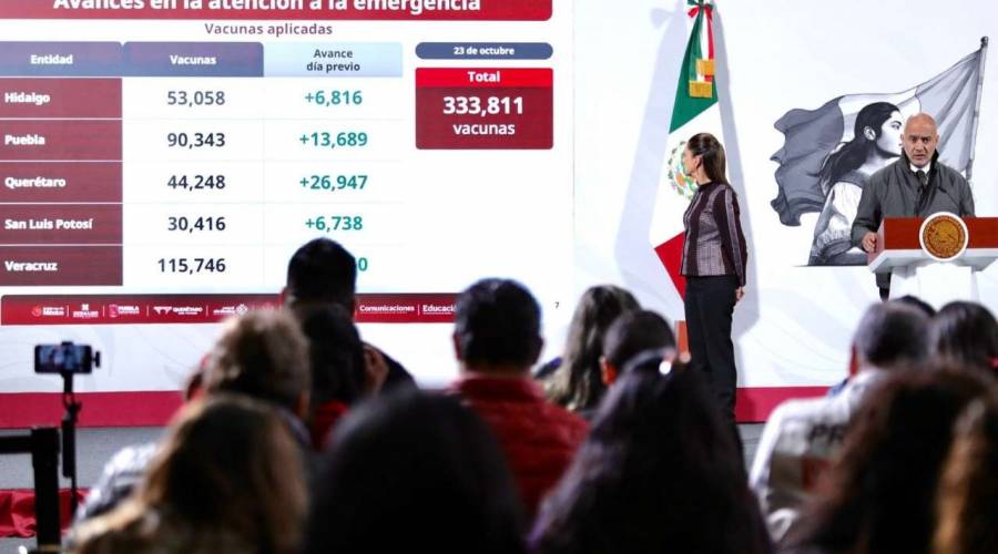 Gobierno federal restablece acceso a más de 200 comunidades afectadas por lluvias; Sheinbaum prometes reubicaciones con consenso en Hidalgo