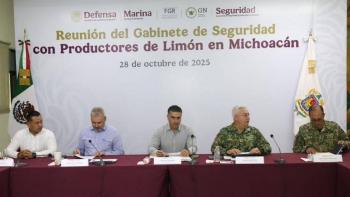 Omar Garc&iacute;a Harfuch lleva a cabo reuni&oacute;n clave para productores de lim&oacute;n en Michoac&aacute;n
