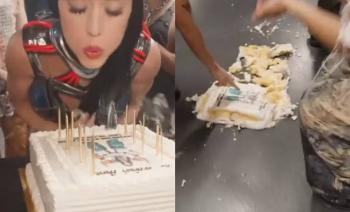 Katy Perry enfrenta cr&iacute;ticas tras incidente con pastel en su cumplea&ntilde;os durante el “Lifetime Tour”