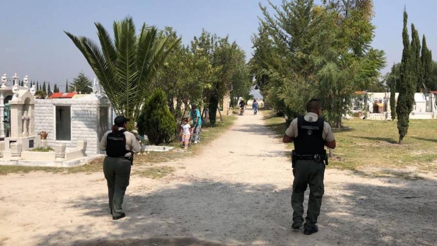 Inicia Guardia Civil de Tec&aacute;mac operativo “D&iacute;a de Muertos 2025” .
