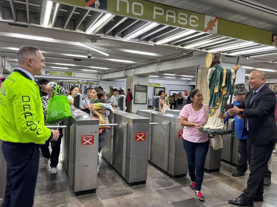 Operativo especial en estaci&oacute;n Hidalgo concluye sin incidentes durante celebraci&oacute;n de San Judas Tadeo