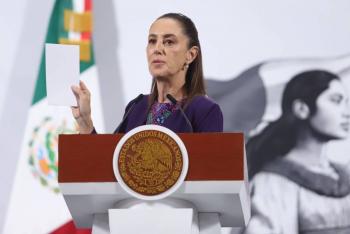 Sheinbaum va con su ma&ntilde;anera a Los Pinos