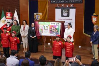 Loter&iacute;a Nacional celebra una d&eacute;cada de protecci&oacute;n a la ni&ntilde;ez con billete conmemorativo
