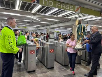 Operativo especial en estaci&oacute;n Hidalgo concluye sin incidentes durante celebraci&oacute;n de San Judas Tadeo