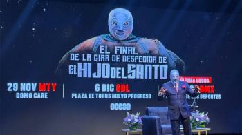El Hijo del Santo anuncia su retiro con gira de despedida tras 43 a&ntilde;os de trayectoria