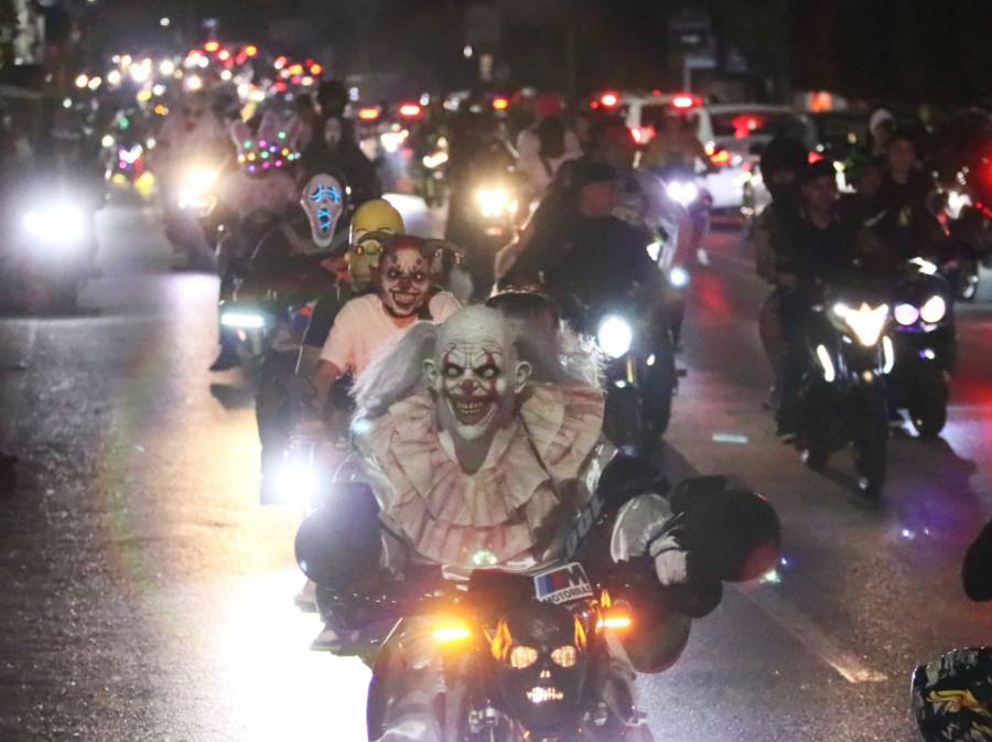 Operativo en Aguascalientes durante “Rodada de los Muertos” deja 134 detenidos y 147 motocicletas aseguradas