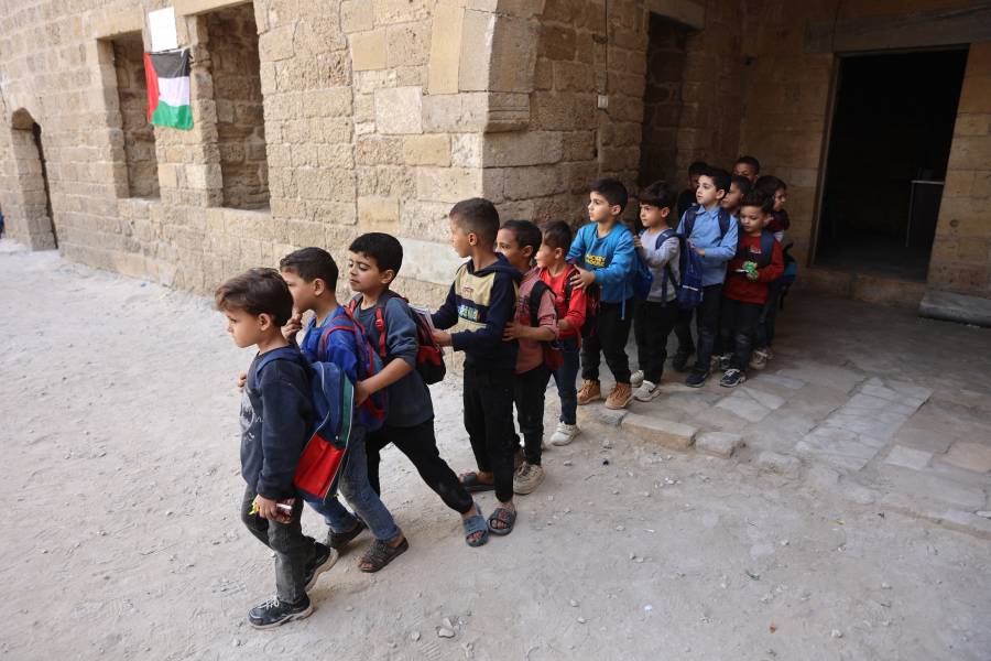 Los niños de Gaza retoman las clases tras dos años de guerra