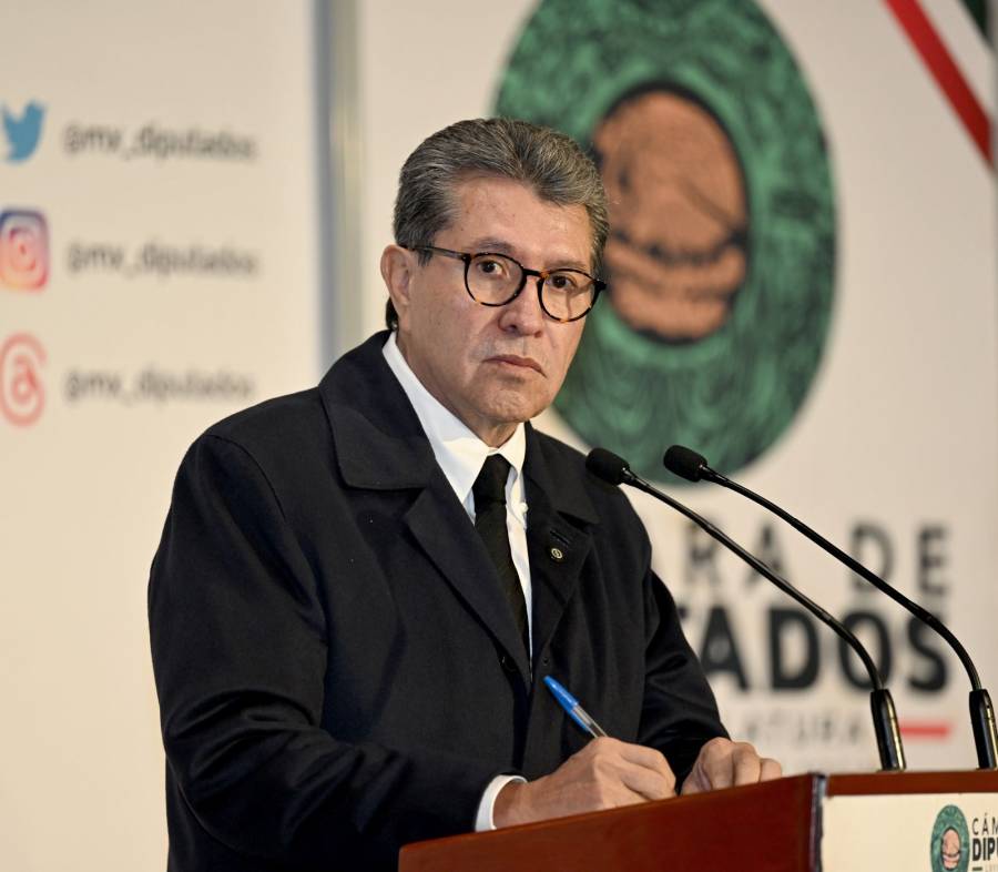 Monreal descarta aumento de presupuesto para la Cámara de Diputados en 2026; prevé reducción del seis por ciento