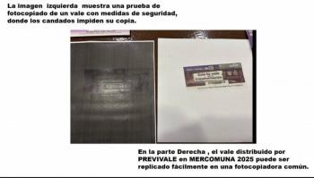 PREVIVALE enfrenta cr&iacute;ticas por presuntos vales falsos de MERCOMUNA 2025 .